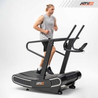 Tapis roulant incurvé en acier robuste avec système de gravité pour salle de sport, certifié CE ISO et breveté