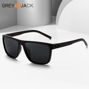 Lunettes de soleil Greyjack pour hommes, monture noire en PC, verres TAC, protection UV400, vision nocturne, anti-éblouissement, conduite, sport, pêche - Product Image 5