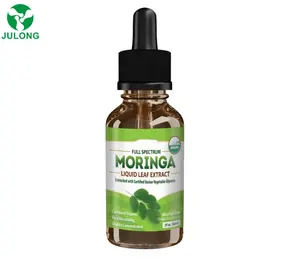 OEM Private Label Moringa Leaf Extract Drops Moringa Oleifera Leaf Extract Pairs Well with Pura Vida Moringa Capsules and Powder