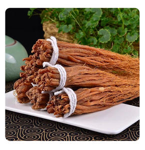 HUARAN Pure Natural Plant Erva chinesa Ginseng Raiz Raw Ervas chinesas secas Ginseng Vermelho - Product Image 3