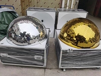 Boule de miroir en verre sur mesure de 1,5 à 2 m pour concerts, mariages, spectacles de discothèque