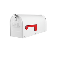 Buzón de Correos de Diseño Clásico, Impermeable, Antirrobo, con Recubrimiento en Polvo, Independiente, de Acero Inoxidable, para Montar en la Pared, Personalizable