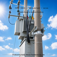 Transformateur de distribution immergé dans l'huile 2000 kVA 35 kV vers 0,4 kV Triphasé ONAN Entièrement scellé Faible perte Dyn11 Cuivre S11