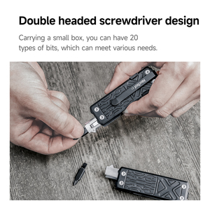 NEXTOOL 20-Typ-Bit-Kit für Multi-Tool-Flaggschiff-<span class=keywords><strong>Captin</strong></span> und EDC-Werkzeug mit Stahl griff DIY Grade OEM anpassbar - Product Image 3