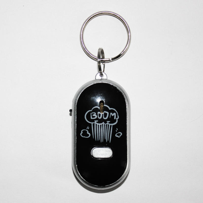 Smart Key Finder AntiLost Whistle Sensor Keychain Tracker LED Whistle