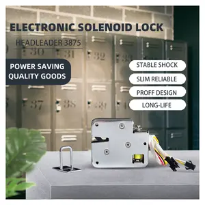 전자 솔레노이드 자물쇠 HLD3875 상업적인 사물함에 있는 신청을 위한 똑똑한 로커 자물쇠 소형 전자 내각 자물쇠