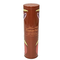 Lata Redonda Cilíndrica Grande y Alta de Color Dorado, Caja de Lata para Regalos de Navidad, para Guardar Pasteles, Galletas, Bizcochos, Té, Chocolate