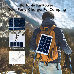 Panneau solaire flexible en silicium polycristallin 3W pour une utilisation mobile en extérieur, idéal pour le camping et l'exploration - Product Image 4