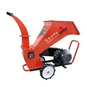 Easy to operate high quality garden waste leaves branch sawdust forestry machinery wood chipper shredder machine