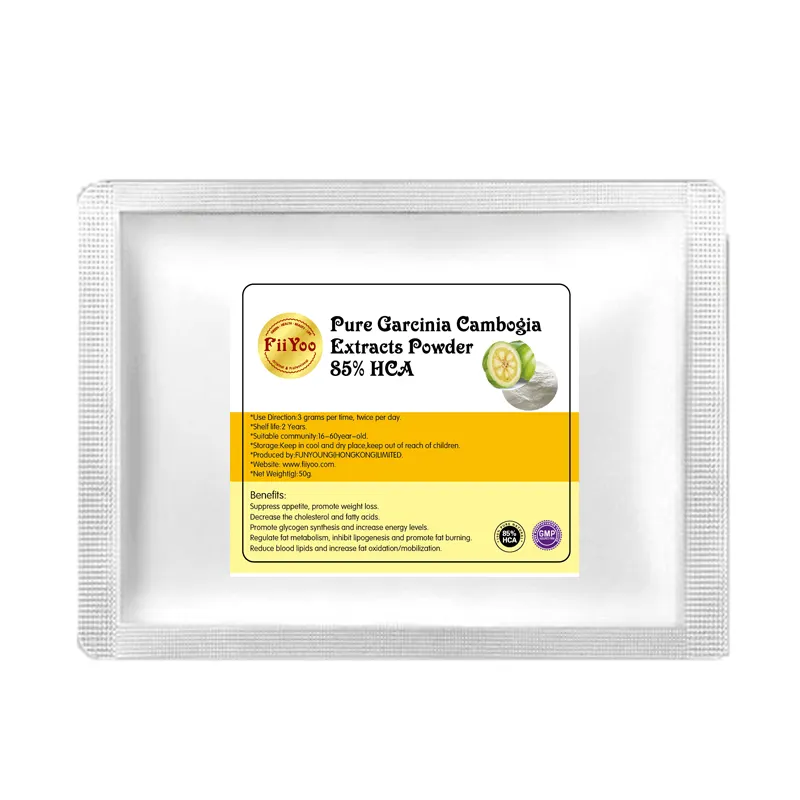 85% HCA garcinia cambogia, экстракт, порошок для похудения, Детокс, чай для похудения