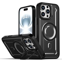 Support d'objectif d'appareil photo magnétique antichoc pour iPhone 16, coque de protection de style européen et américain