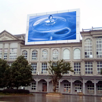 Écran LED d'extérieur P10 de haute qualité, Mur vidéo LED P10, Affichage publicitaire LED