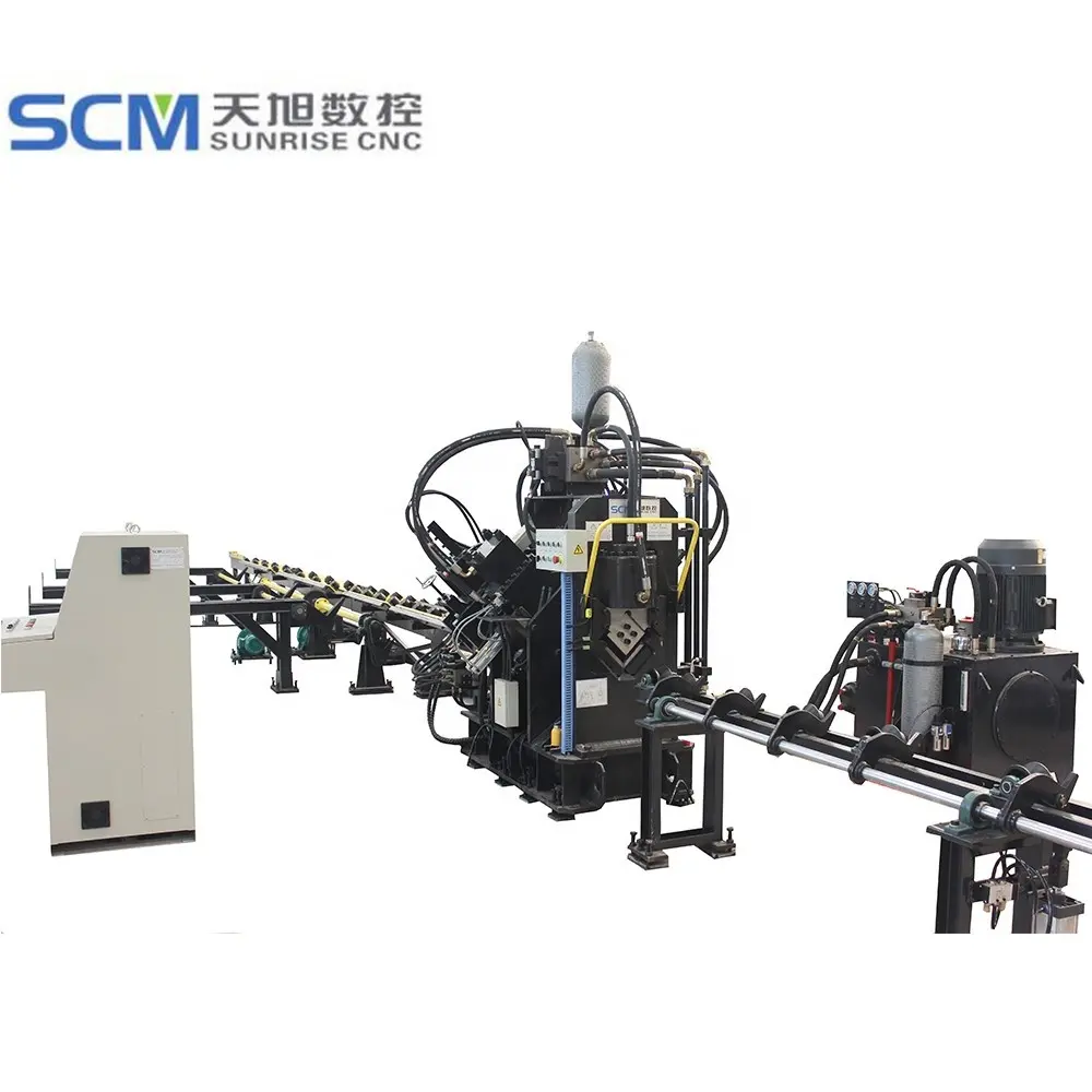 TAPM1010 CNC Hydraulic Punching Notching Machine for Angles