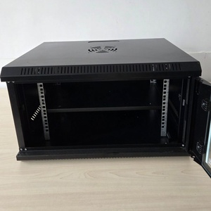 Tủ Mạng thép 19 inch 6U với công tắc 2U kính cường lực cửa trước Công suất 9U cho quản lý giá máy chủ trung tâm dữ liệu - Product Image 4
