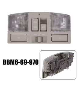 Konsol lampu baca atap mobil, pengganti plastik Interior abu-abu dengan saklar Sunroof untuk Mazda 3 2010-2013 - Product Image 5