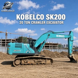 Offre Spéciale : Excavatrice sur Chenilles d'Occasion Kobelco SK200, 20 Tonnes, Hydraulique, d'Origine Japonaise - Product Image 1