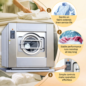 Bon <span class=keywords><strong>prix</strong></span> Machines à laver les vêtements Machine à laver <span class=keywords><strong>industrielle</strong></span> 100kg à 150kg pour l'entreprise de <span class=keywords><strong>blanchisserie</strong></span> - Product Image 2
