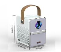 Projecteur optique V2 1080P Linux prenant en charge le décodage 4K, mise au point motorisée WiFi, correction trapézoïdale électronique, cinéma portable