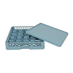 Boîte de rangement pour lave-vaisselle commercial à 25 compartiments empilables avec <span class=keywords><strong>couvercle</strong></span> - Product Image 4