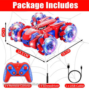 Auto RC 2.4G a Doppio Lato, Fuoristrada con Rotazione a 360°, Ricaricabile, 4WD, Giocattolo Acrobatico per Interni ed Esterni con Luci - Product Image 2