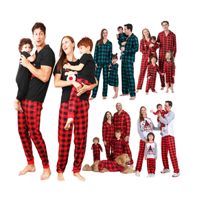 Pyjamas de Noël en gros – Pyjamas personnalisés assortis <span class=keywords><strong>pour</strong></span> toute la famille : combinaisons <span class=keywords><strong>pour</strong></span> adultes, vêtements de nuit et d'intérieur <span class=keywords><strong>pour</strong></span> animaux, bébés, enfants, mamans et papas - Product Image 4