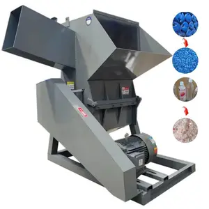 Máquina de reciclaje de corte, trituradora de un solo eje, PP, HDPE, LDPE, PET, lúmenes, Barril
