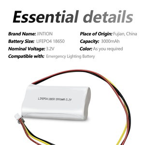 JINTION 3.2V 3000mAh LiFePO4 Baterai Pengganti Lampu Darurat untuk Tridonic 28002319 2B CON - Product Image 4