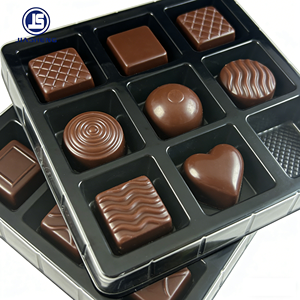 Plateau en plastique transparent personnalisé pour pralines, bonbons, biscuits, truffes, emballage, plateau d'insertion - Product Image 3