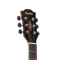 Guitare acoustique 6 cordes 41 pouces, guitare acoustique en bois d'épicéa massif, guitare acoustique avec protection de sélection, EQ accepté