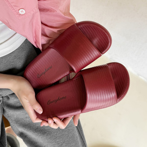 Fashionable <b>Slippers</b> for Women - 2026 New Summer Indoor Homewear Anti-Slip Quiet Soft-Tread Casual Outwear - Product Image 3