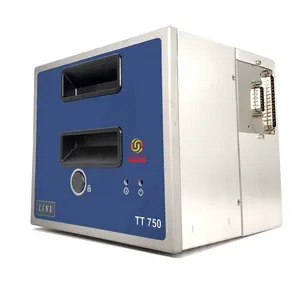 เครื่องพิมพ์ข้อมูลตัวแปรรหัส Linx TT750 QR อัตโนมัติ MFG EXP 407933 ตัวเข้ารหัสวันที่สําหรับโรงงานผลิตอุตสาหกรรมขายปลีก