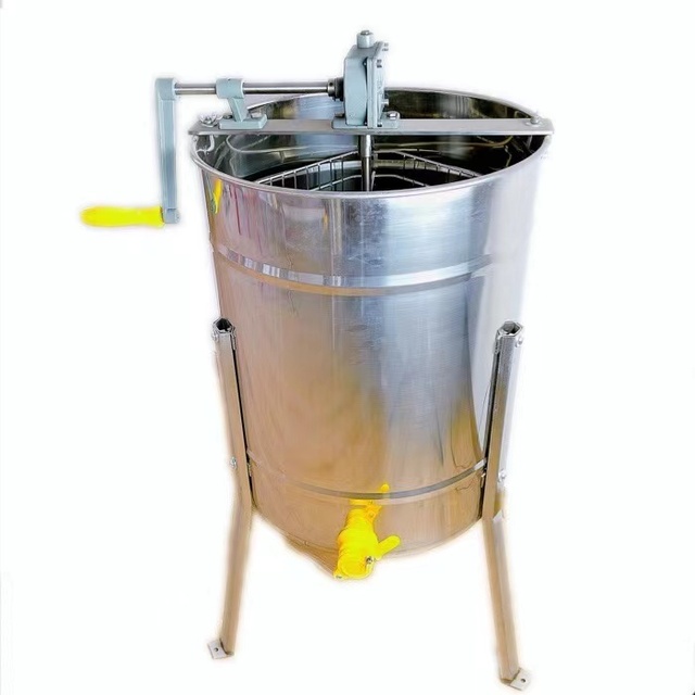 Chinabees Electric Honey Extractor 4 Frame Bee Extractor Stainless Steel Honey Spinner With Stand Beekeeping Equipment