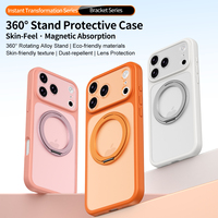 Coque de téléphone pour iPhone 18 Pro avec protection 360° °   Étui de protection antichoc avec support rotatif pour iPhone 18 17 16 Pro Max