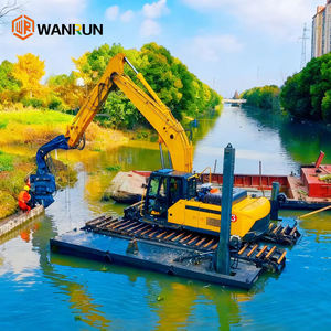 河川浚渫および潮干湿地資源開発用の水陸両用浚渫機 - Product Image 3
