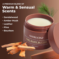 Beurre Corporel au Karité Parfumé Personnalisé, Hydratant en Profondeur, Nourrissant, Éclaircissant, Bonne Odeur, Soin de la Peau à Marque Privée
