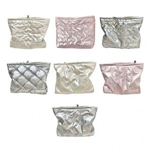 Eco-Friendly Durable PU Zipper Reusable Fashion Quilted Waterproof <b>Travel</b> Makeup & Cosmetic Bag <b>Gifts</b> - Product Image 1