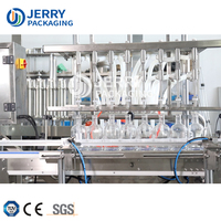 JERRYPACK ATEX JOF-8 50ml-2000ml Machine de remplissage de bouteilles en verre de soda à débordement automatique à huit buses avec cadre