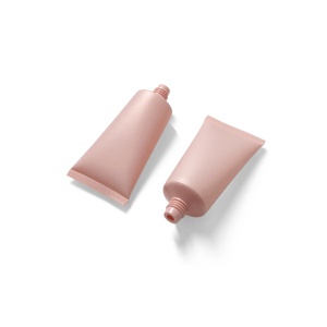 50ml Pink Frosted Transparent Plastic <strong>Cosmetics</strong> Cream <strong>Tubes</strong> 50g <strong>Flexible</strong> Screw Cap for Skin Care Sun Cooling Gel Sunscreen - Product Image 4