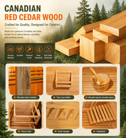 Sauna extérieur moderne en bois massif, type cube, pour 4 à 8 personnes, sauna finlandais à vapeur sèche, poêle électrique, panneau de commande, chauffage 6KW, salle de spa de jardin