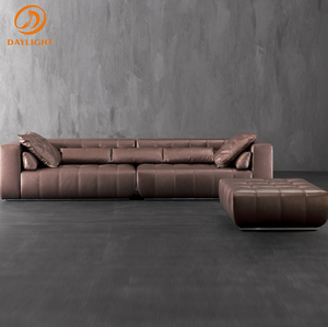 Sofá Seccional de esquina creativo Beige Nórdico - Product Image 2