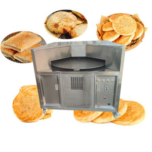 Four à pain <span class=keywords><strong>arabe</strong></span> pour restaurant / Four mobile de 75 cm pour Shaobing et Momo / Machine à cuire le pain plat au gaz avec support - Product Image 1