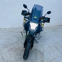 Wuyang pour CB190X 190cc Moto d'aventure refroidie par air, avec top-cases latéraux entièrement en aluminium, barre anti-chute, pare-brise, pour le tourisme routier Max