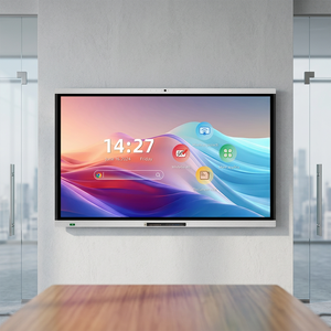 Hiseeview 86 Inch Interactive Whiteboard Android Windows Smart Board 4K Display Built-in 4K <b>Camera</b> Wireless Whiteboard - Product Image 1