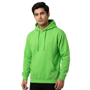 Wholesale Men's 100% <b>Combed</b> Cotton Half Zip Hoodies Winter Season Breathable Design 3D Embroidery Plain Dyed Velour Oversized - Product Image 1