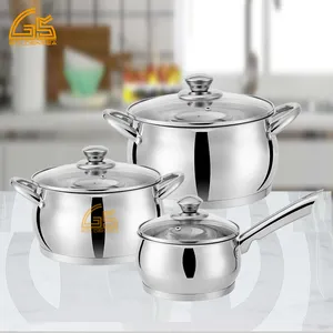 ensemble casserole kitchen accessories pots and pans non-stick cookware set 18 10 stainless steel cookware set