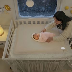 Taşınabilir Mini bebek elektrikli battaniye uzak kızılötesi isıtma bakım pedi kullanımlık İdrar Pad çocuklar için - Product Image 1