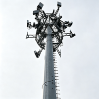 Antenne 3G 4G 5G, tour monopode télécom Wifi, poteau de communication galvanisé à chaud