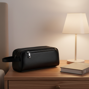 Porte-documents de Luxe Portable pour Hommes, Haute Qualité, Antivol, en PU, avec Fermeture Éclair, Logo Personnalisé, Idéal pour le Bureau et les Affaires, Doublure en Polyester - Product Image 2