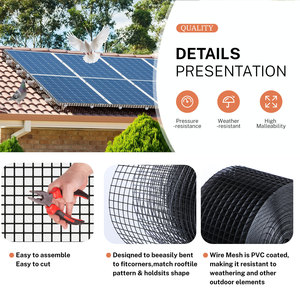1/2 Inch Square Mesh PVC Coated Anti Bird <b>Net</b> Barrier for Agriculture Use - Product Image 6
