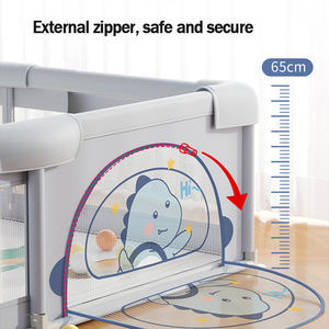 OEM produzione di recinzione da gioco per bambini di sicurezza in tessuto Oxford cancelli pieghevoli per bambini <span class=keywords><strong>Baby</strong></span> Playpen per bambini - Product Image 3
